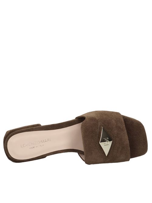 Mules in camoscio LORENZO MARI | SAMU MAG 32 VELOURCUOIO-ORO